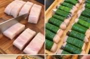 Cuộc nhậu thêm vui với cá cuốn lá lốt chiên giòn rụm lắc muối đậm vị